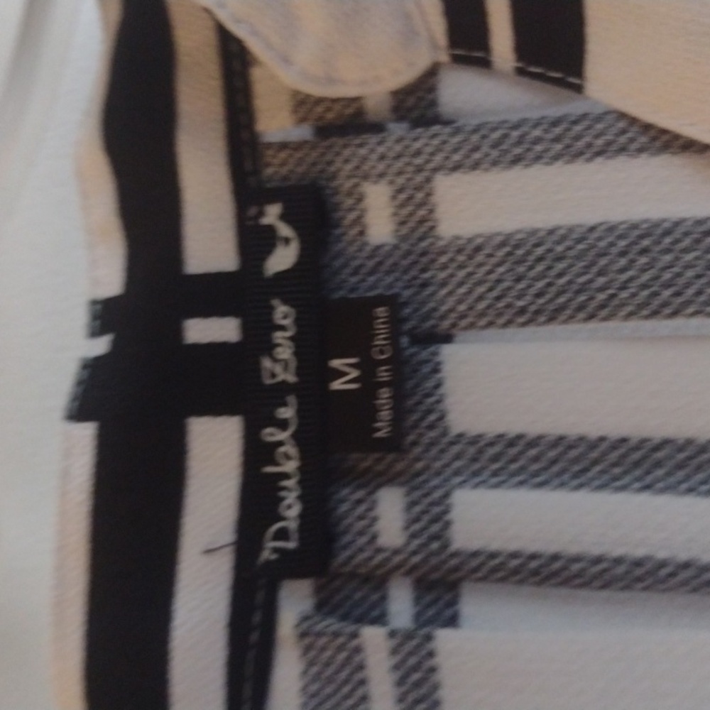 Double Zero Black and White Plaid Dress - Picture 5 of 7
